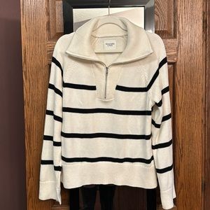 Abercrombie quarter zip sweater